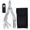#CM 7221 Metal Multi-Function Pliers With Tools And Flashlight In Case