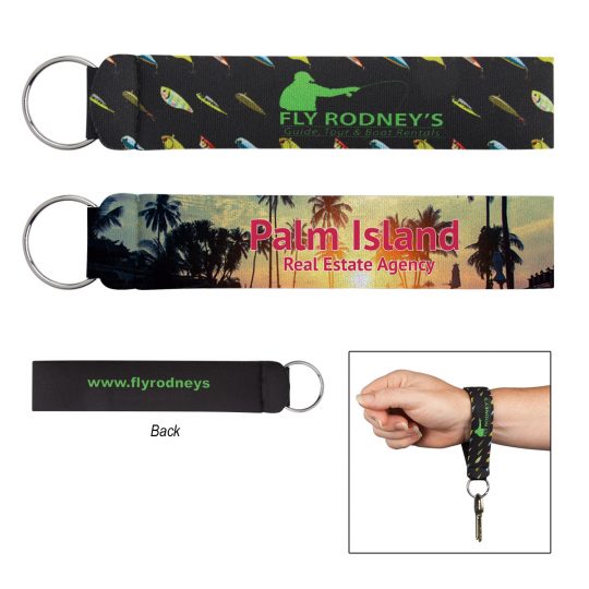 #CM 89 Neoprene Wristband With Key Ring