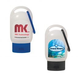 #CM 9057 - 1 Oz. Hand Sanitizer With Carabiner