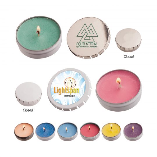 #CM STC03 Snap Top Tin Candle
